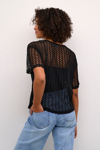 Kaffe Pullover 'Lykke' i sort