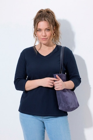 Ulla Popken Sweatshirt in Blau