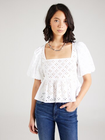 Monki Blouse in White: front