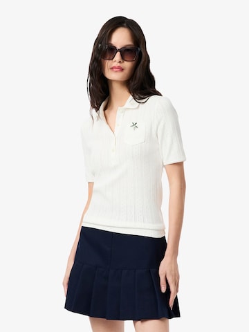LACOSTE Polo in Weiß: Vorderseite