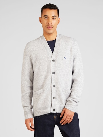 Abercrombie & Fitch Knit cardigan in Grey: front