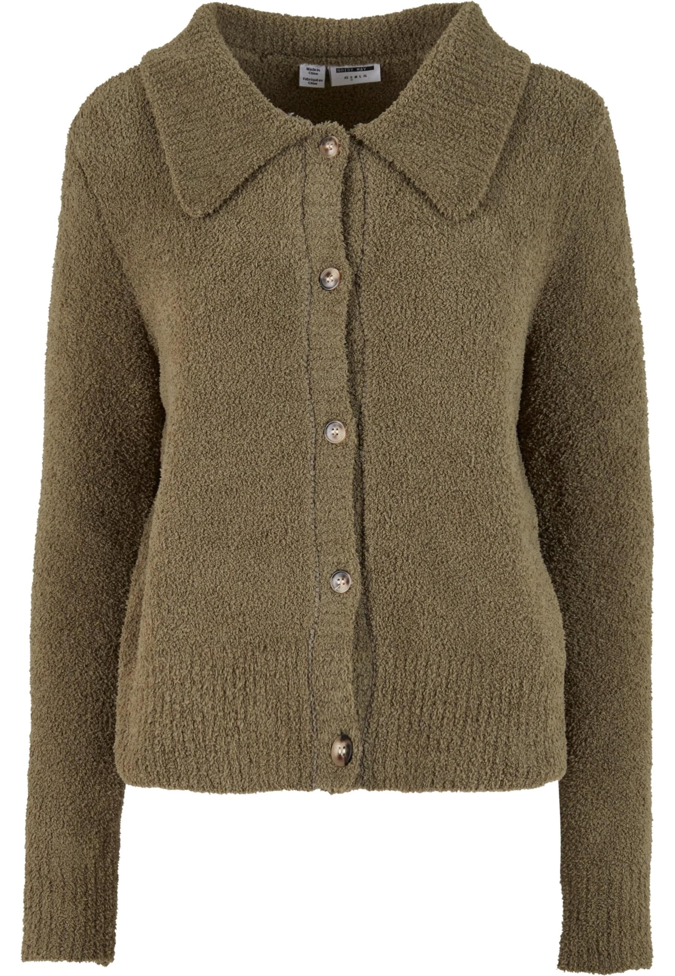 Noisy mayKardigan 'NMTedda' - zelena boja: prednji dio