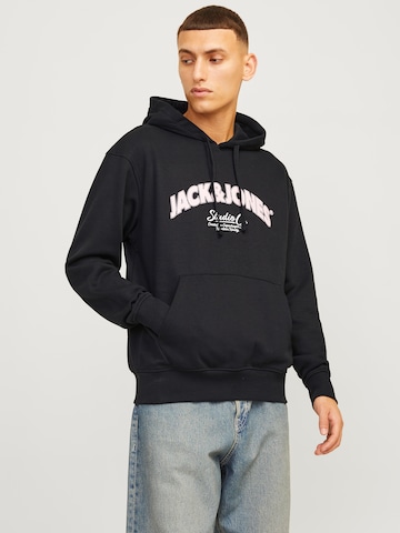 JACK & JONES Sweatshirt 'JORBRONX' in Zwart: voorkant