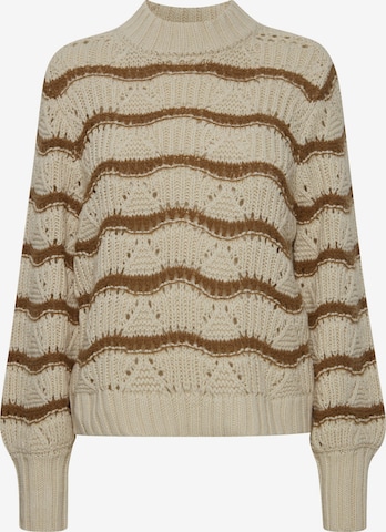 Fransa Sweater 'Fraya' in Beige: front