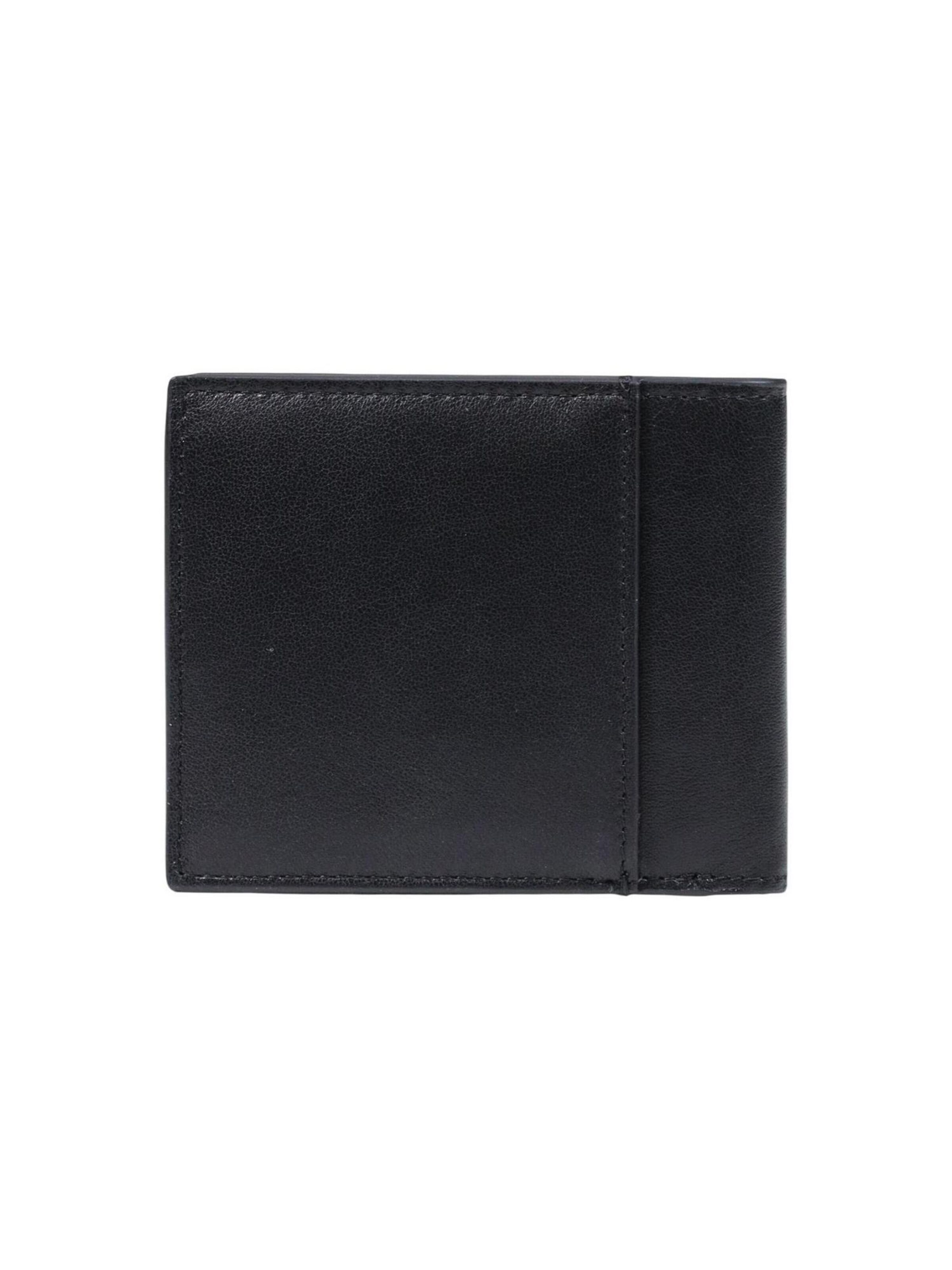 Portamonete 'BOLD CK SUEDE BILLFOLD LV04D1364G' di Calvin Klein in nero