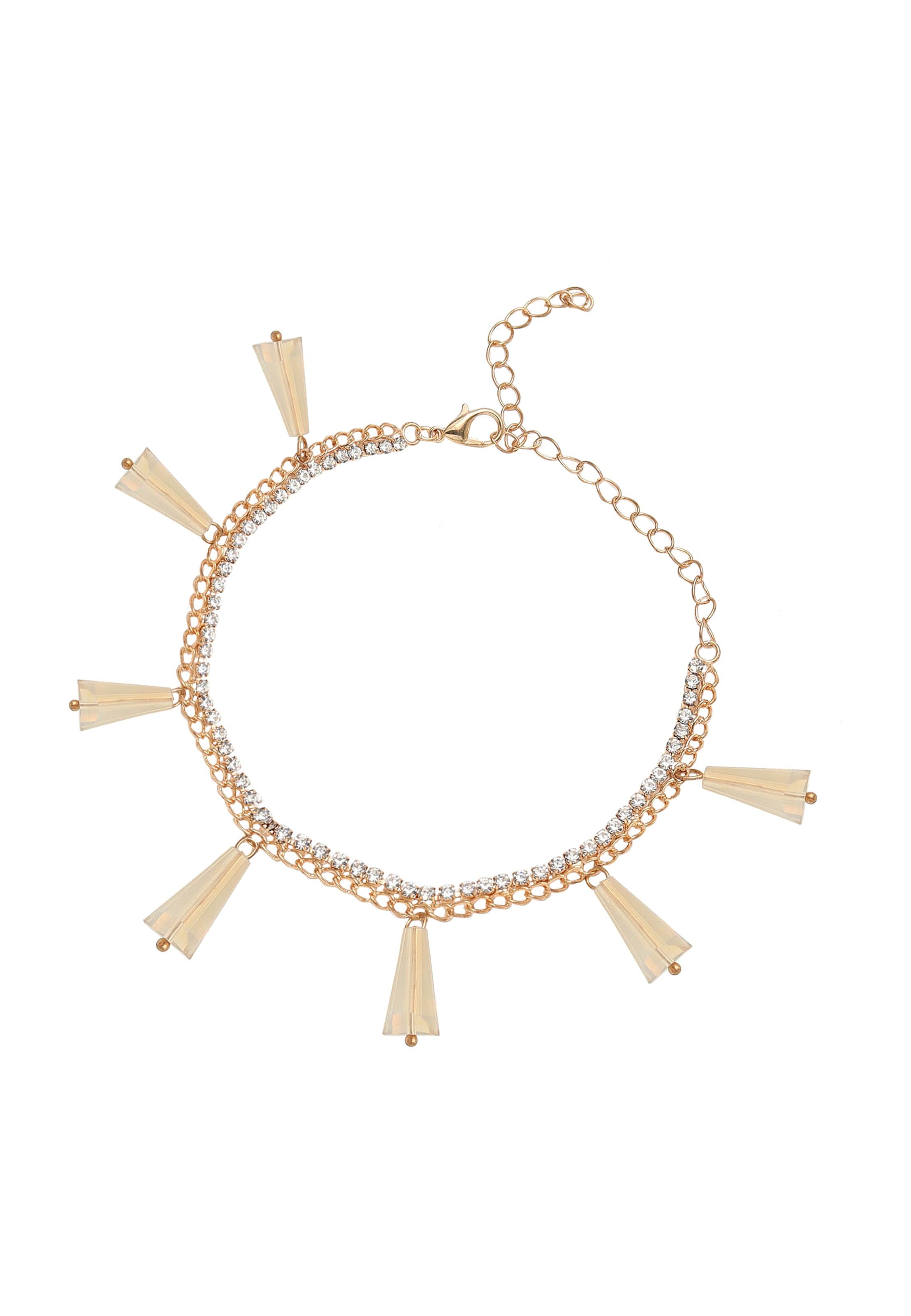 SOHI Opaska ' Emersyn ' w kolorze złoty: przód