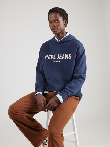Pepe Jeans Sweatshirt in Blue: front