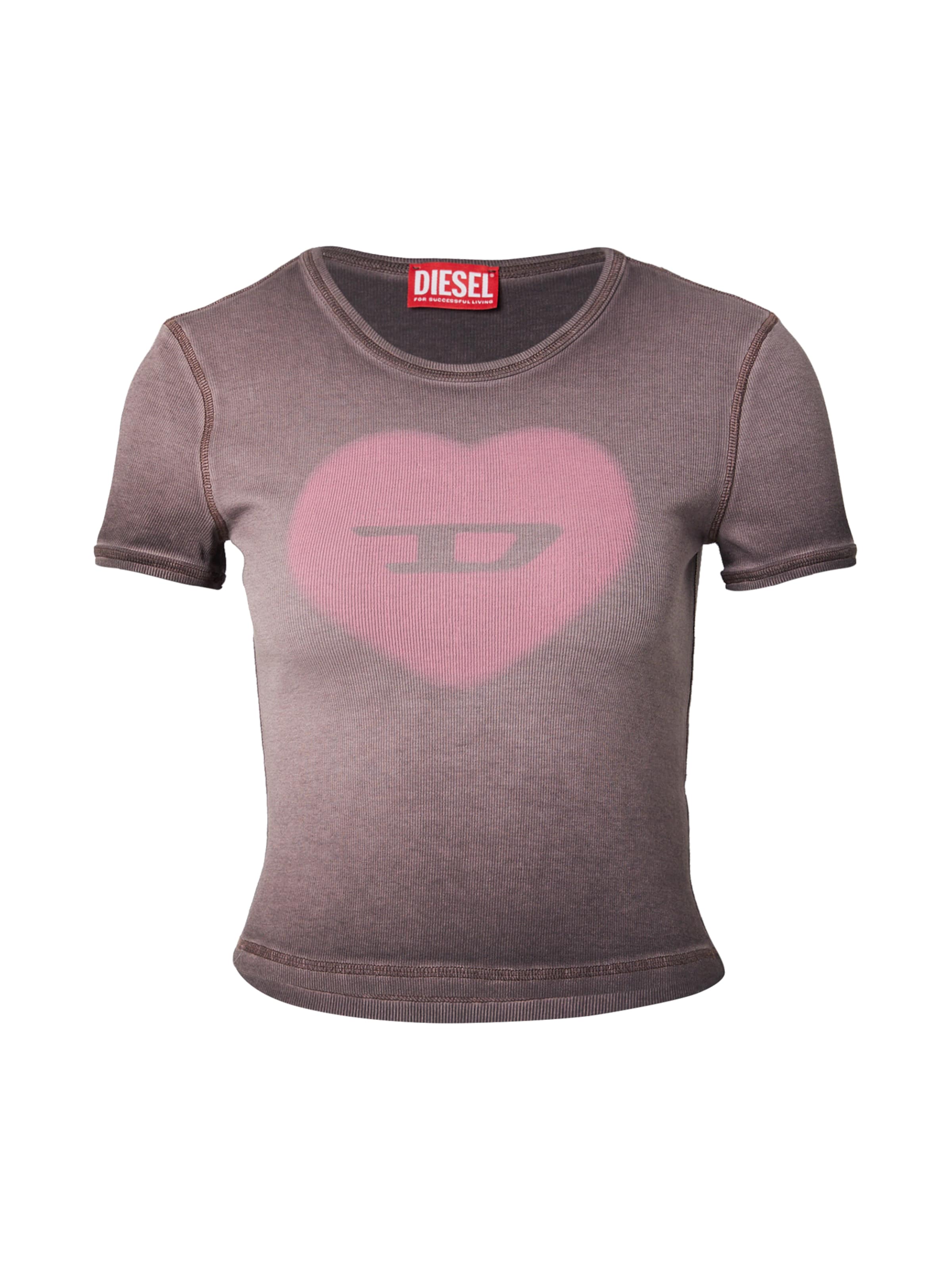 DIESEL - Camisa 'ELE' em castanho: frente