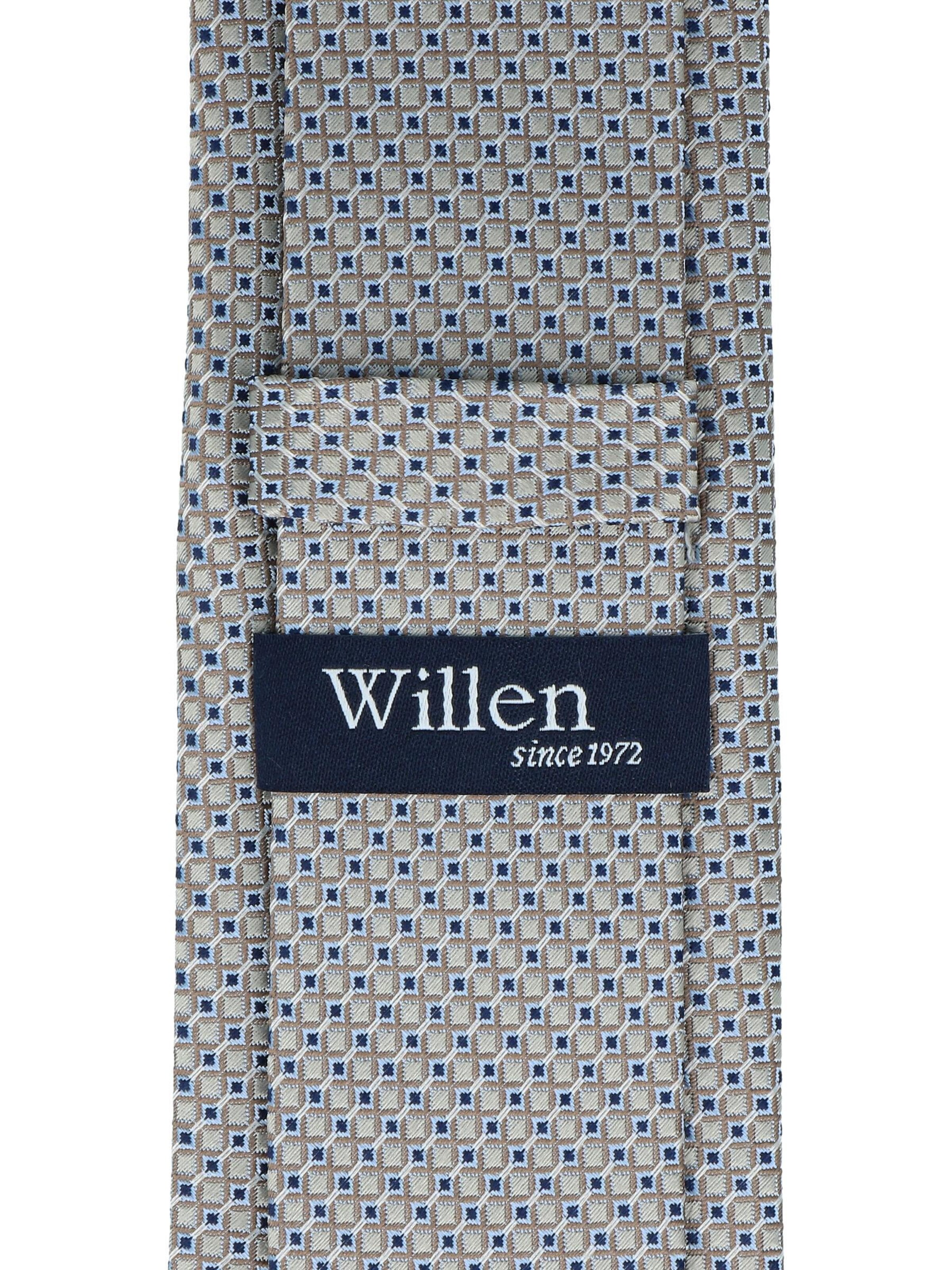 WILLEN Krawatte 'Minimal'‌‌‌‌ in Beige