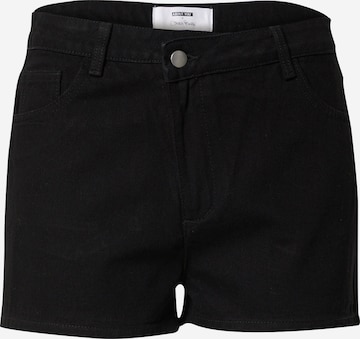 ABOUT YOU x Chiara Biasi Regular Shorts 'Dion' in Schwarz: predná strana