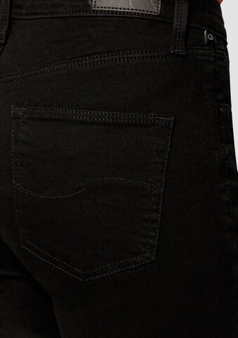 évasé Pantalon 'Reena' QS en noir