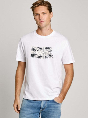 Maglietta di Pepe Jeans in bianco: frontale