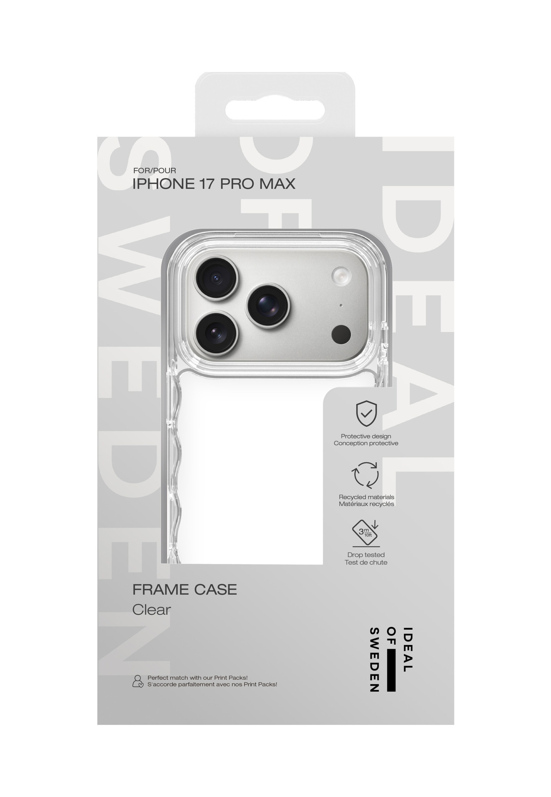 Protection pour Smartphone 'iPhone 17 Pro Max' iDeal of Sweden en transparent