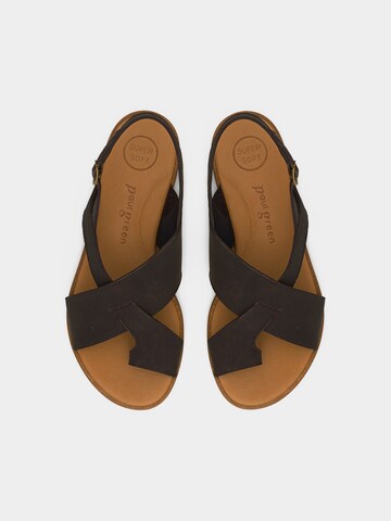 Sandales à lanières Paul Green en marron