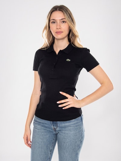 LACOSTE Shirt 'Polo Shirt M/C 031 -- Women's Black Polo Shirt' in XXXS in Black, Item view