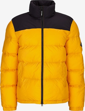 REPLAY Winter Jacket in Yellow: front