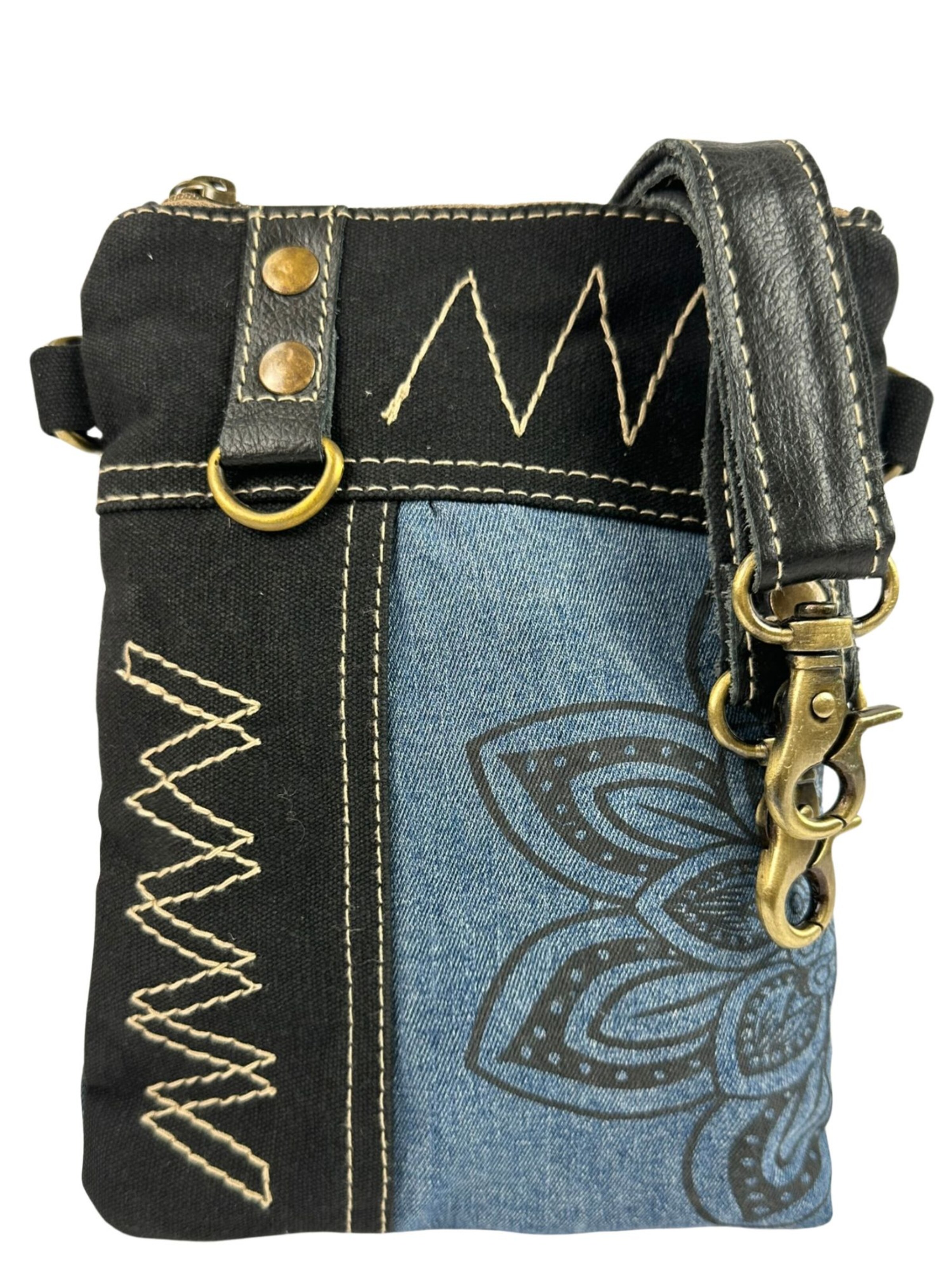 Sunsa Umhängetasche 'Sunsa'‌‌‌‌‌‌‌ in Schwarz: Vorderseite