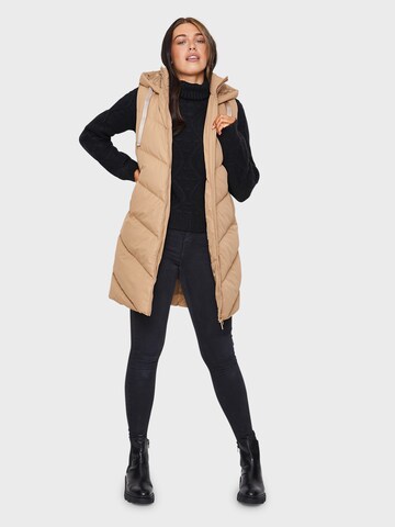 Threadbare Bodywarmer 'Vamp' in Bruin