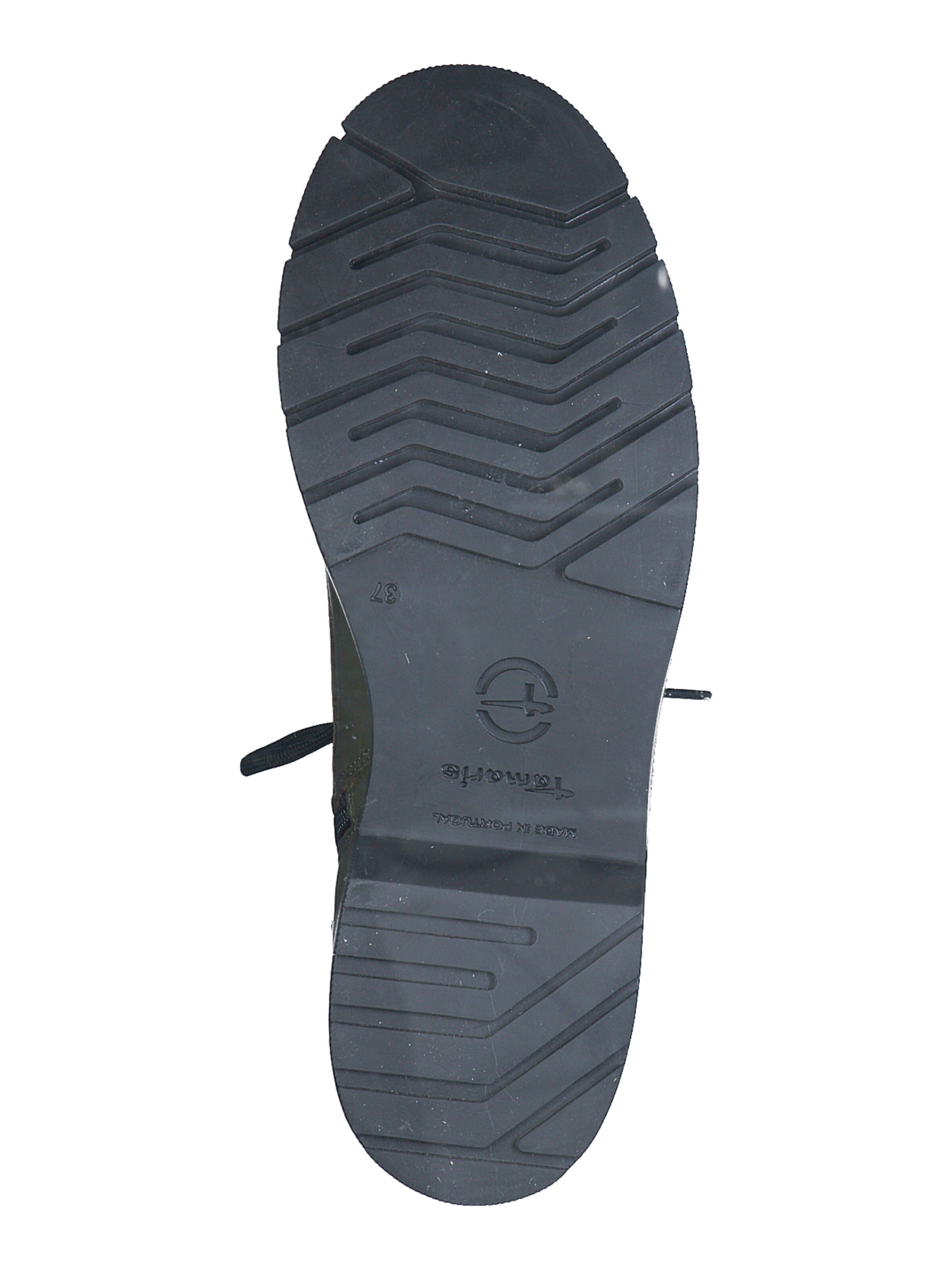 Tamaris Lace-up bootie in Green