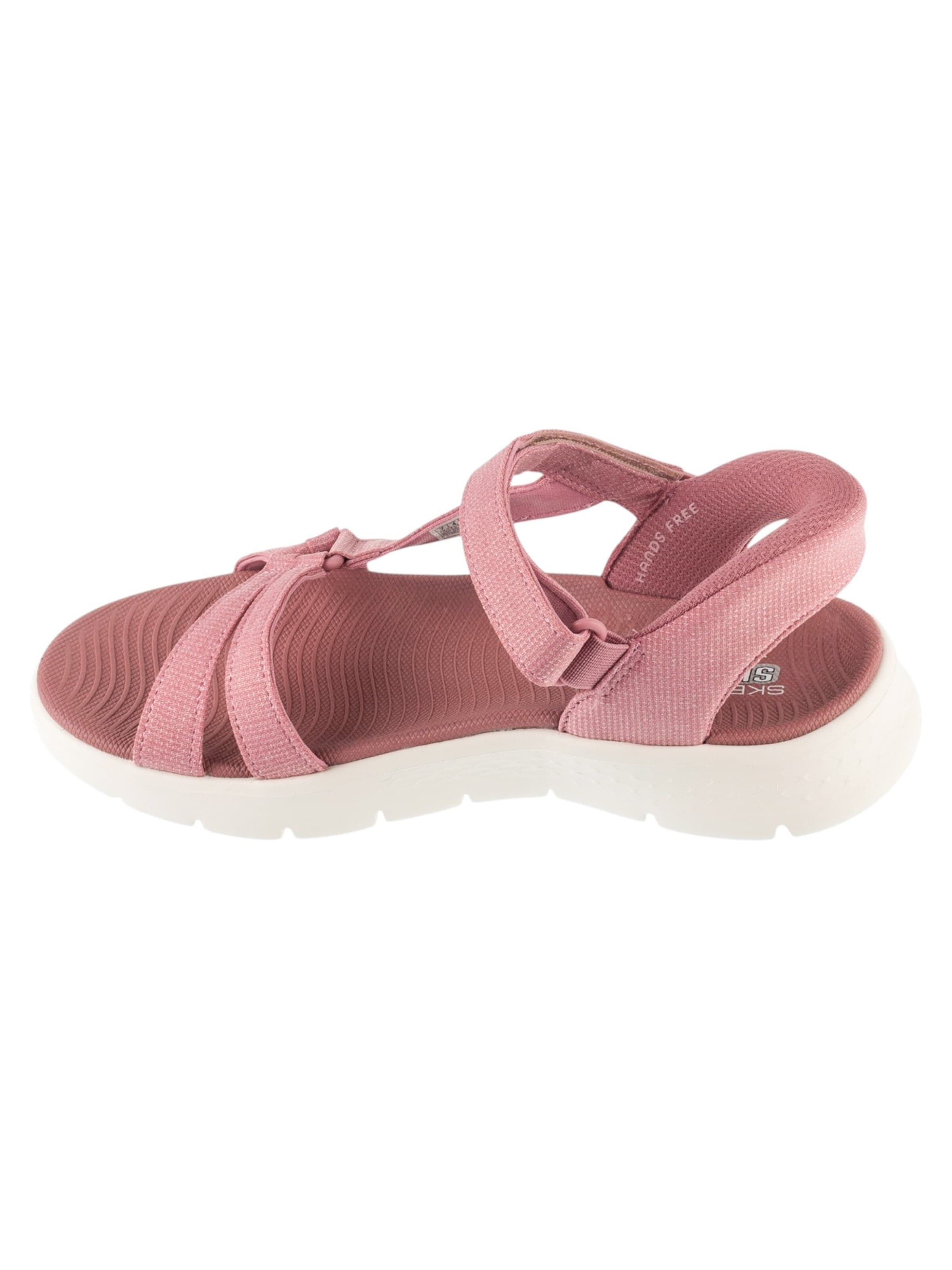 SKECHERS Sandal 'Skechers Slip-Ins: Go Walk Flex Sandal - Illuminate' in Pink