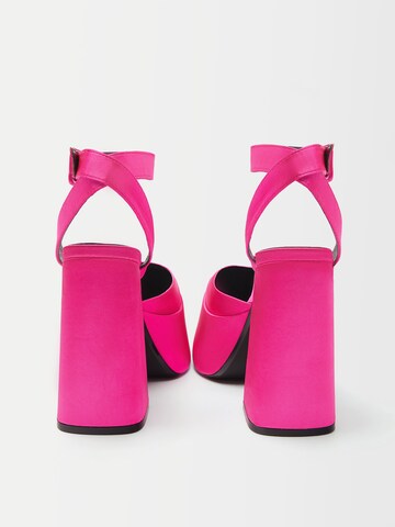 Bershka Slingpumps in Roze