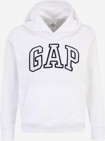 Gap Petite Sweatshirt in White: front