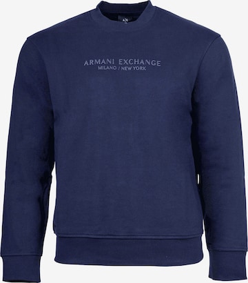 ARMANI EXCHANGE Sweatshirt i blå: forside