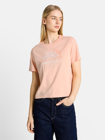 TOM TAILOR DENIM Shirt in Oranje: voorkant