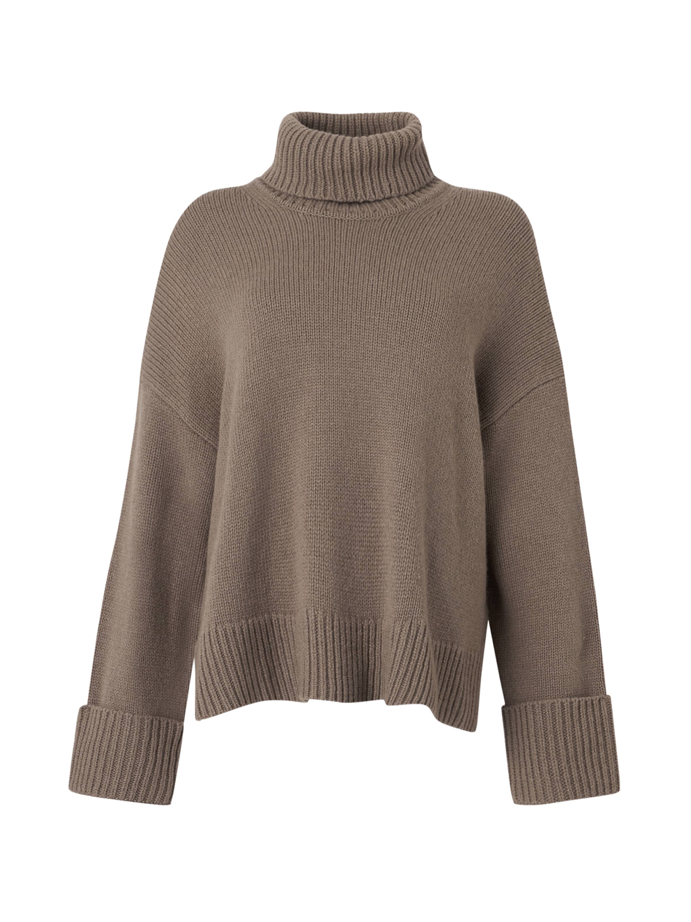 Samsøe SamsøePulover 'Sakeiku' - smeđa boja: prednji dio