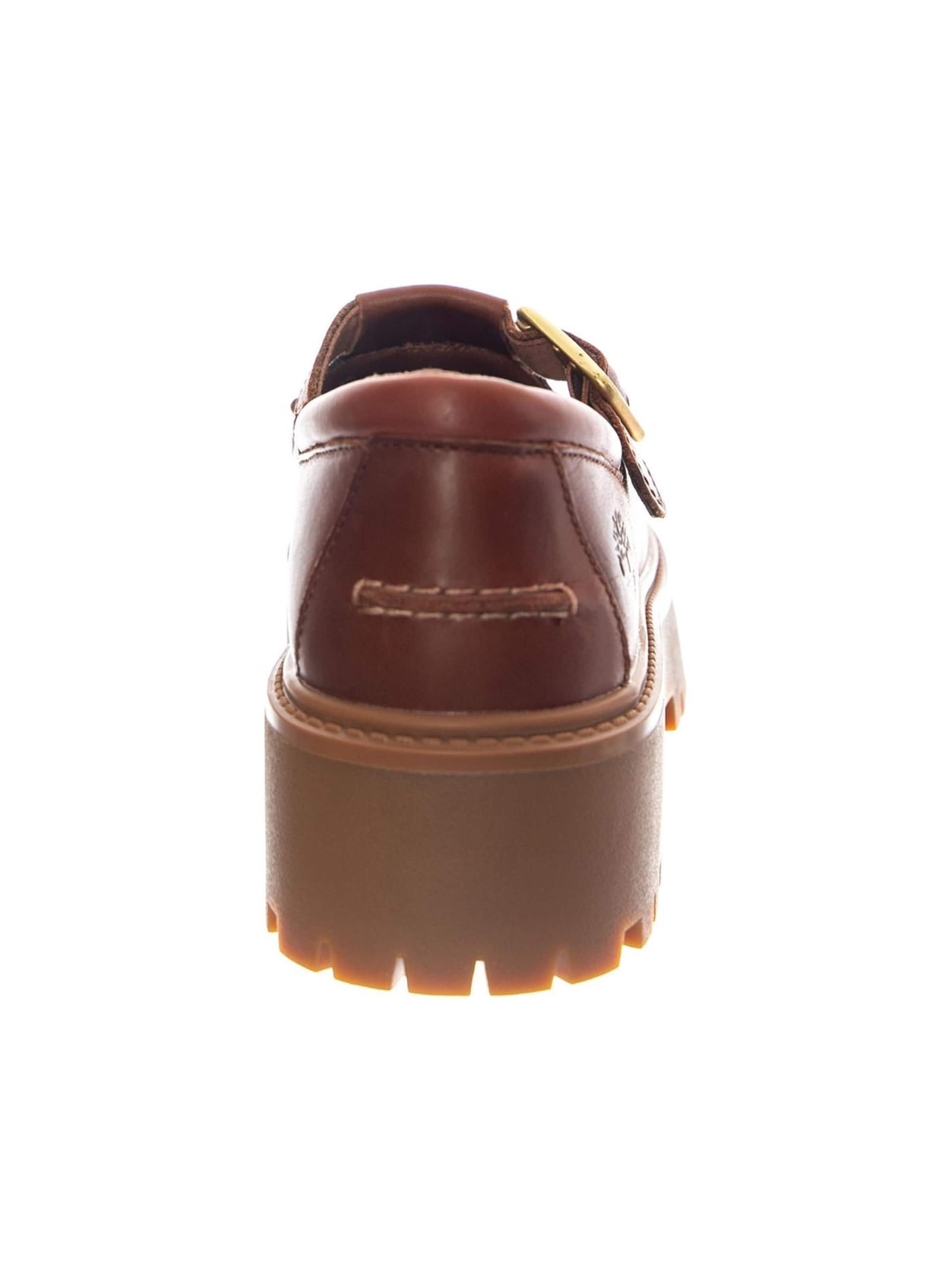 Mocassino 'tst Buckle Shoe Rust Full Grain' di TIMBERLAND in rosso