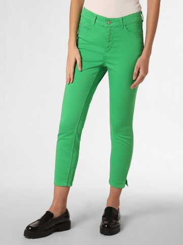 MAC Slimfit Jeans in Groen: voorkant