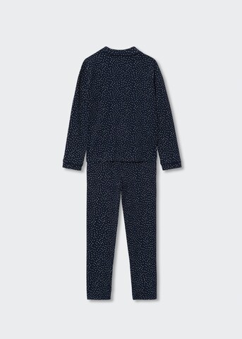 MANGO KIDS Pajamas 'Topos' in Blue