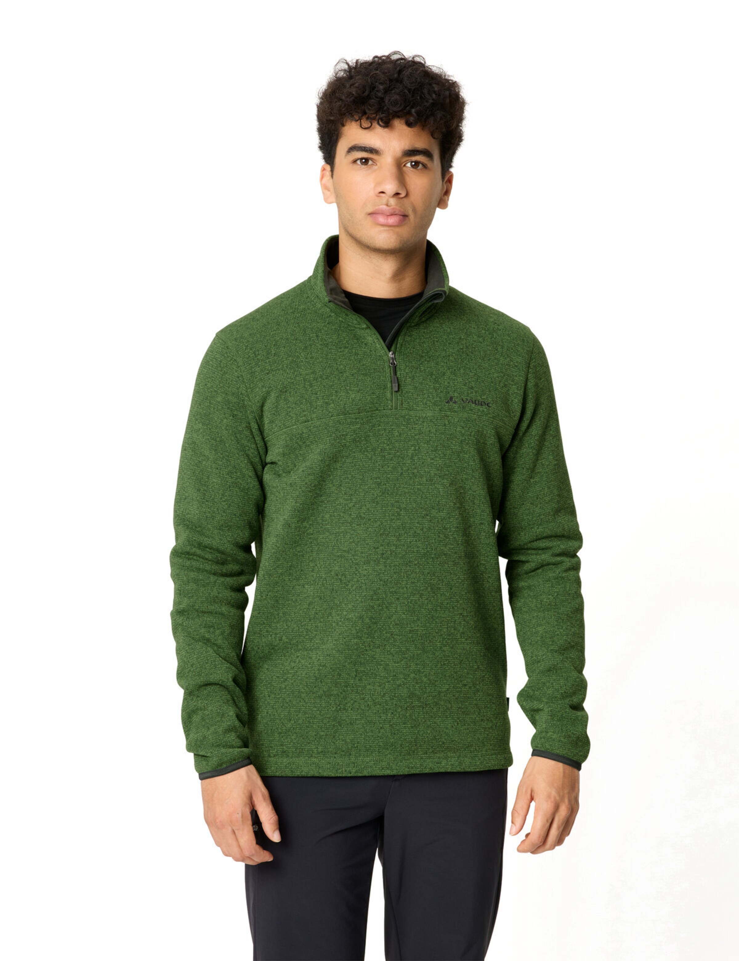 VAUDE Sports sweater 'Rienza III' in Green: front