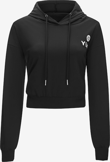 YEAZ Sportska sweater majica 'Mood' veličine XS u crna / bijela, Pregled proizvoda