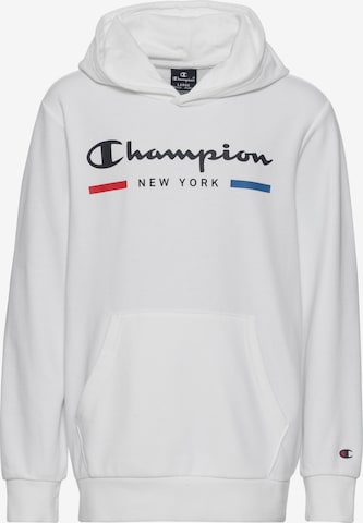 Champion Authentic Athletic Apparel Athletic Sweatshirt in White: front