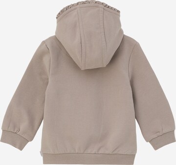 s.Oliver Zip-Up Hoodie in Brown