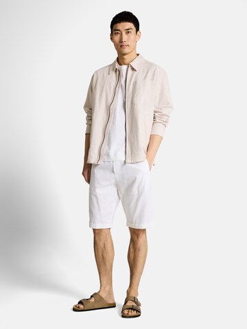 Regular Pantalon TOM TAILOR en blanc