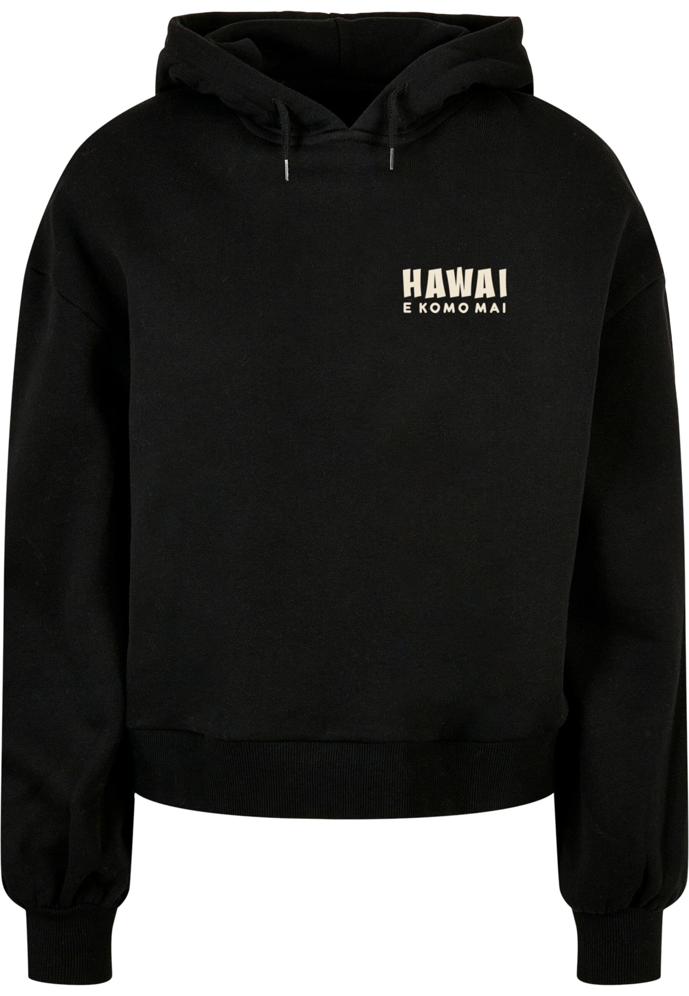 Merchcode Sweatshirt 'Hawai' in Black: front