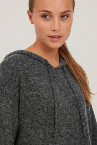 PULZ Jeans Pullover 'ASTRID' in Grau