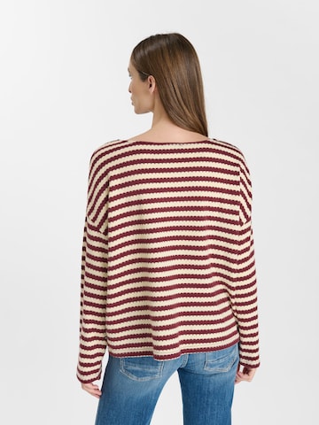 Le Temps Des Cerises Shirt 'Tauben' in Rood