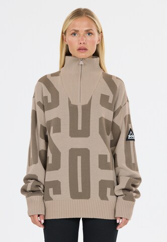 SOS Sports sweater 'Verbier' in Beige: front