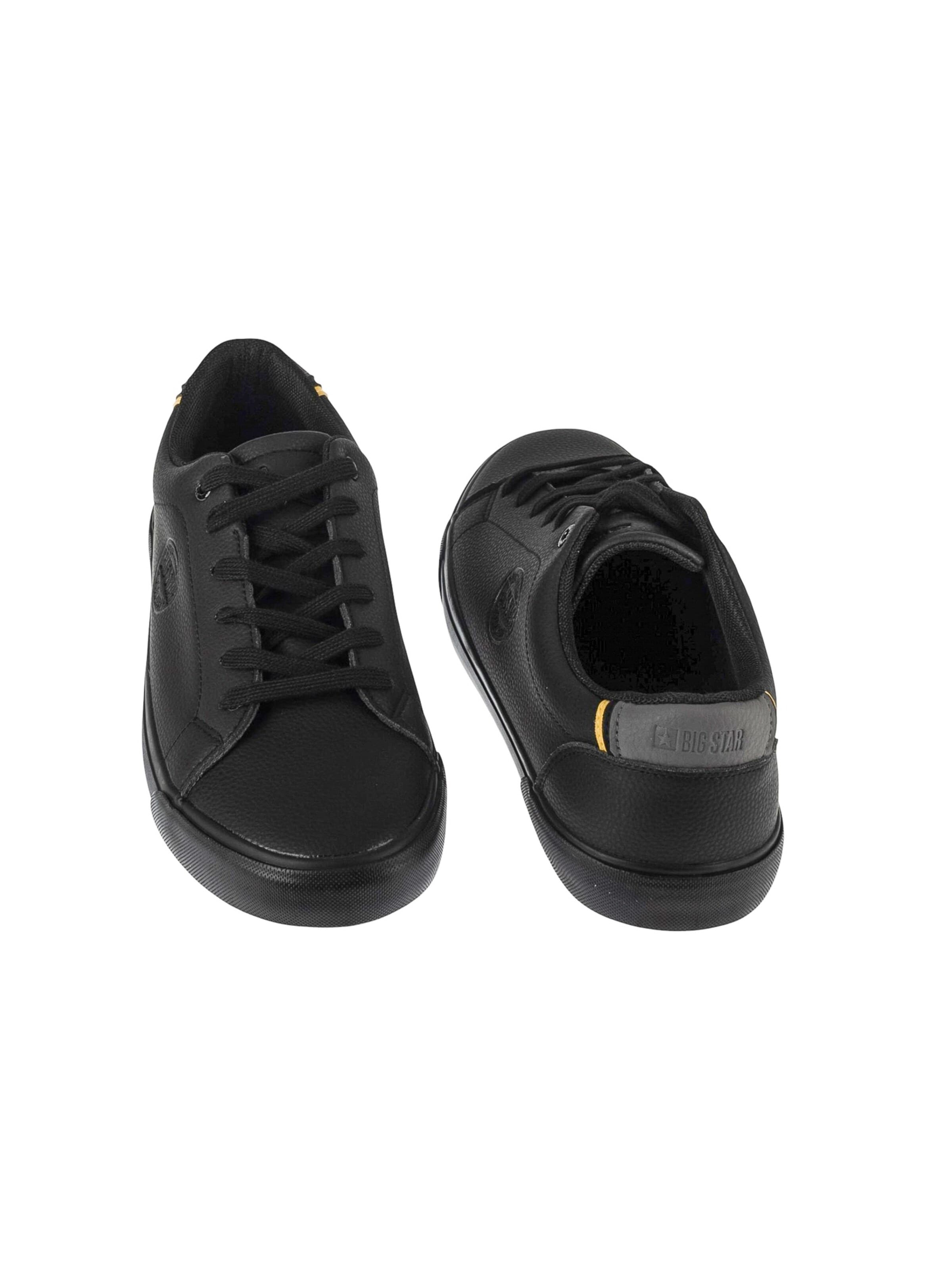 BIG STAR Platform trainers in Black