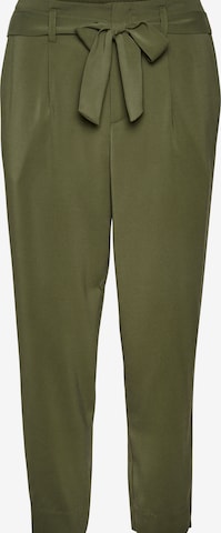 SAINT TROPEZ Štandardný strih Plisované nohavice - Zelená: predná strana