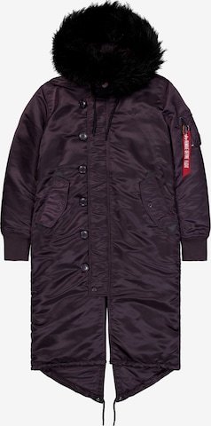 ALPHA INDUSTRIES Зимняя парка в Лиловый: спереди