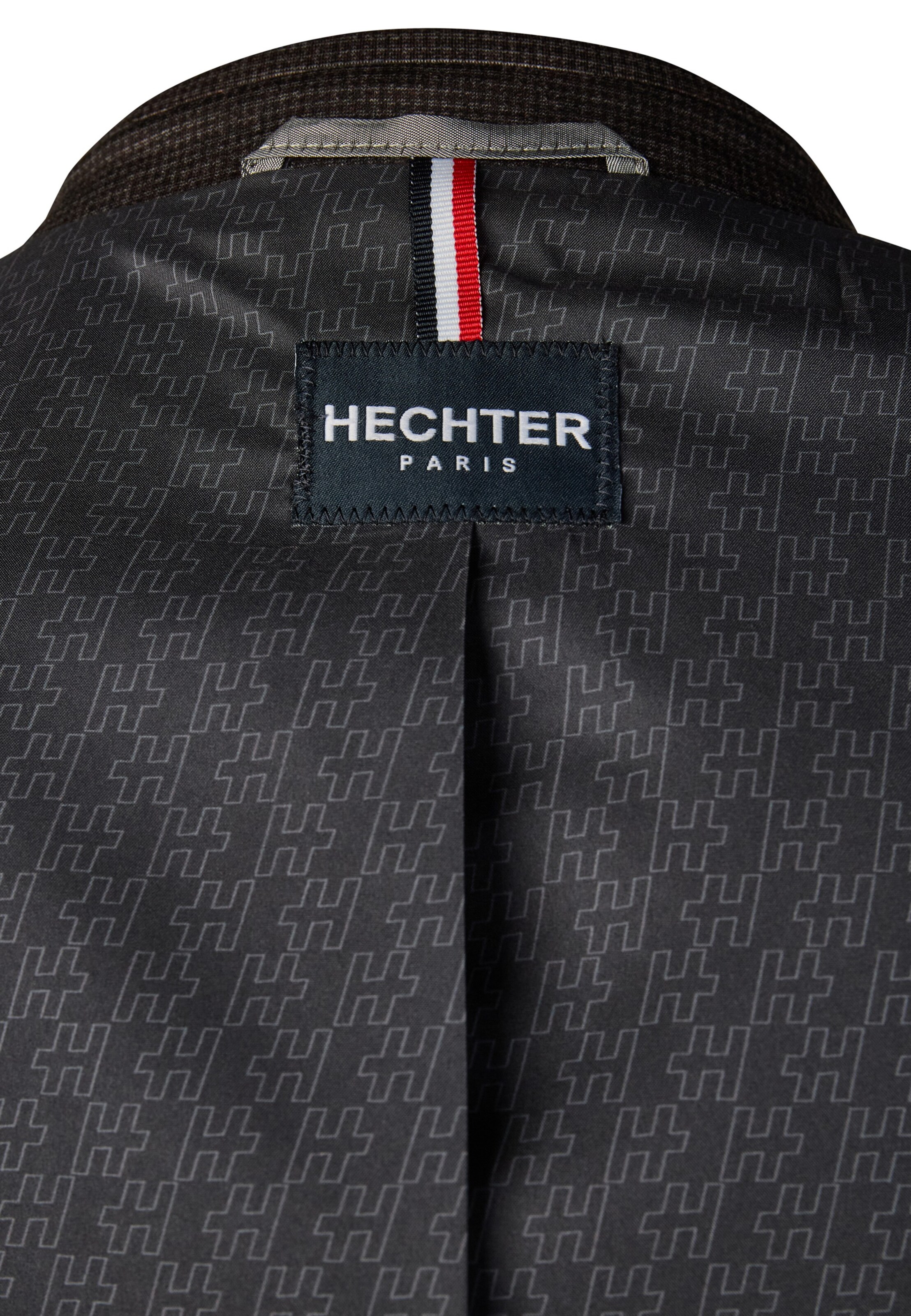 HECHTER PARIS Regular fit Business-colbert in Bruin