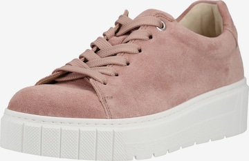 Baskets basses GABOR en rose : devant