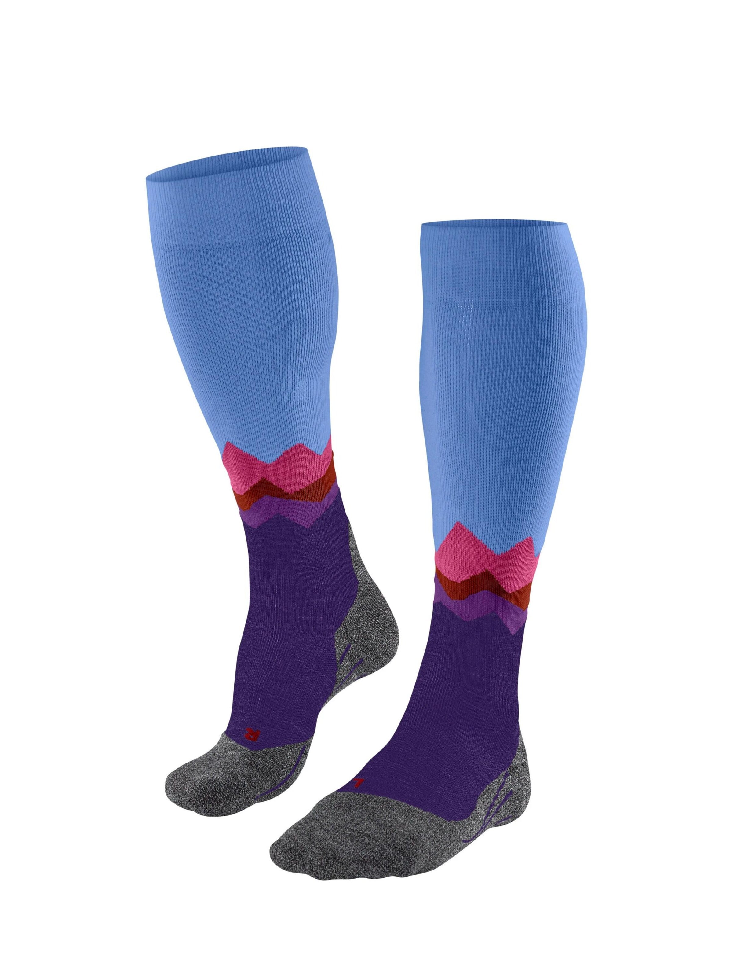 FALKE Sportsocken 'TK2 Explore Long'‌‌‌ in Lila: Vorderseite