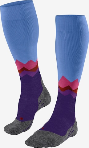 FALKE Sportsocken 'TK2 Explore Long' in Lila: Vorderseite