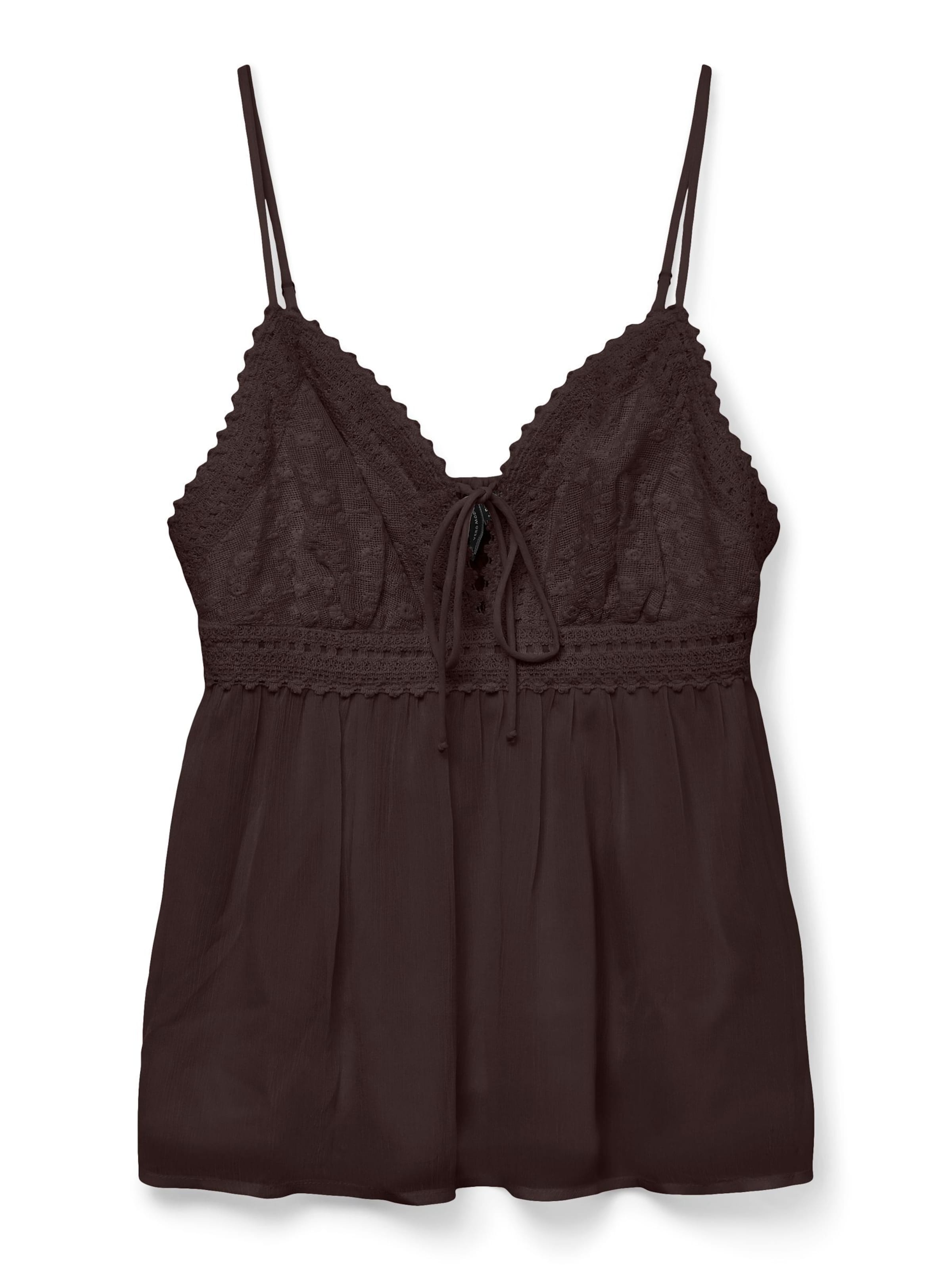 VERO MODA - Top 'VMDina' en marrón: frente