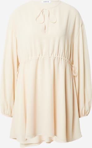 Robe-chemise 'Janette' EDITED en beige : devant